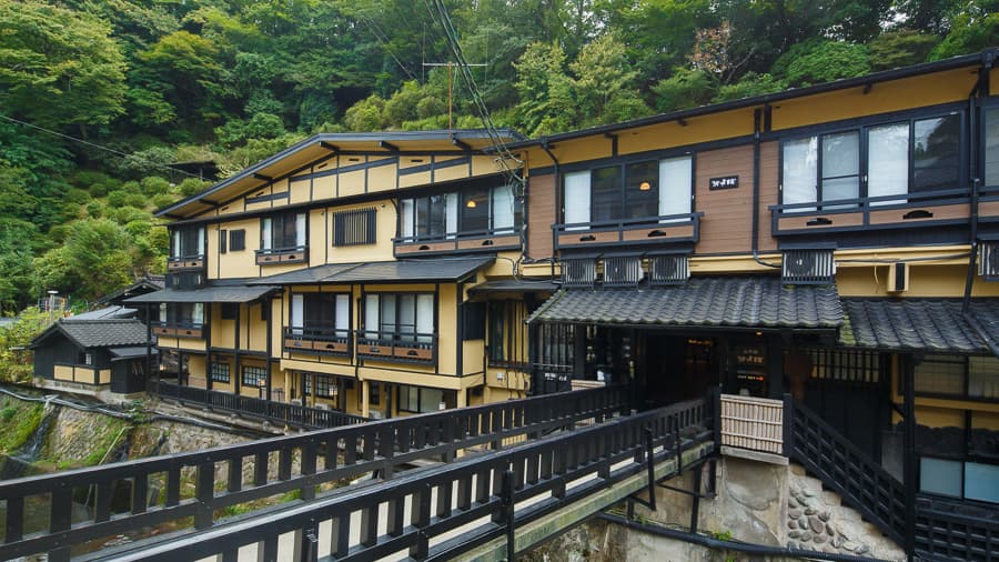 구로카와온천 산의 숙소 신메이칸 - 1